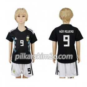 Koszulka Argentyna Kun Agüero 9 Dziecięca Precz Mistrzostwa Świata 2018 - Koszulki Piłkarskie